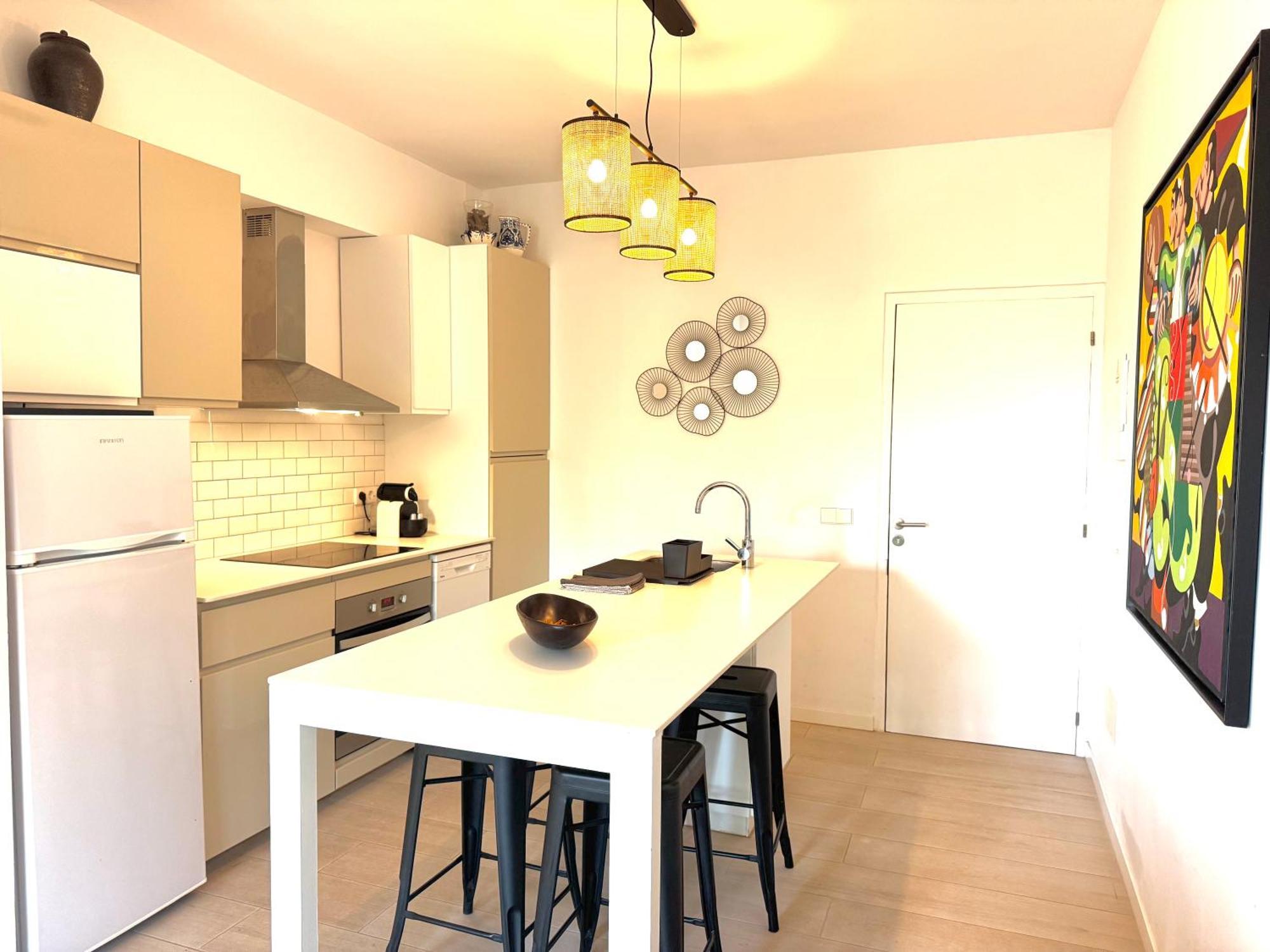 Appartement Nobe Es Pujols Proche Plage, Vue Mer Экстерьер фото